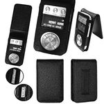 Zaoma Flip Case Cover Pouch Screen Protector Compatible for Saregama Carvaan Go - Digital Audio Player - Black