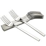 Fosly 12-Piece Stainless Steel Dinner Forks, Table Forks