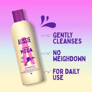 Aussie Mega Shampoo & Conditioner Set for Dry Hair, Vegan, XL Pack 675ml+470ml