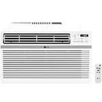 LG 8,000 BTU Window Air Conditioner, 350 Sq.Ft. (14' x 25' Room Size), Quiet Operation, Electronic Control with Remote, 3 Cooling & Fan Speeds, Auto Restart, 115V, White