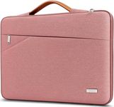 TECOOL 15.6 Inch Laptop Sleeve Case with Handle, Computer Bag for 15 15.6 Inch Lenovo Dell Acer ASUS HP Chromebook Notebook 15 Shockproof Water-resistant Carrying Case Protective Cover, Pink