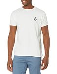 Volcom Men's Blaquedout Short Sleeve Tee, White, Large