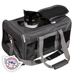 Sherpa Original Deluxe Travel Pet Carrier - Charcoal Gray, Large