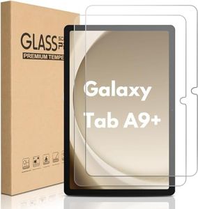 [2 Pack] T Tersely 9H Tempered Glass Screen protector for Samsung Galaxy Tab A9+/A9 Plus 11 inch, Anti-Scratch, Easy to Install, Protective Glass Film for Galaxy Tablet A9+/A9 Plus 2023