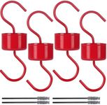 Metal Ant Moat for Hummingbird Feeders, Red Hummingbird Feeder Ant Guard, 4 Hooks with 4 Brushes