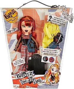 Bratz Pretty 'N' Punk Fashion Doll - Meygan - Two New Editions of Popular Dolls with Combinable Outfits, an Adjustable Case and Great Accessories - for Children and Collectors from 6 Years