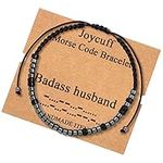 Badass Husband Morse Code Bracelets