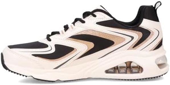 Skechers Women's Tres-air Uno-Shim-airy Sneaker, White, 8.5 US