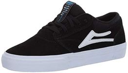 Lakai Griffin, Skate Shoes, Black Suede, 8