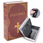 Book Safe with Combination Lock, Ohuhu Dictionary Diversion Money Box, Portable Safe Book, Safe Box for Home Office, Secret Hidden Box for Key Money Cash Jewelry