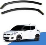 EdgeVisors Wind Deflectors Set Fits: SUZUKI SWIFT MK5 2010-2017 3 Door Hatchback 2pc