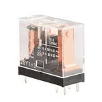 Heschen Relay Electromagnetic, G2R-1A-E, 12VDC, SPST-NO, 16A/250VAC, Mounting PCB, 6 pin