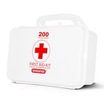 GOODONE2 Mini Premium First Aid Kit 200 Components For All-Purpose Emergency First Aid Kit For Home, Work, and Travel Sports & Car