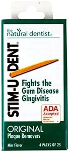 Stim-U-Dent Plaque Removers, Mint, 100 picks