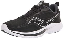 Saucony Women's Kinvara 13 Running Shoe, Black/Silver, 4 UK