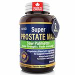 Herba Prostate Supplement for Men – 120 Capsules | 9 Natural Ingredients including Saw Palmetto, Pygeum, Selenium, Lycopene, and Stinging Nettle to Support Prostate Health | Super Prostate Max