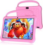 VASOUN Kids Tablet 10 inch, Android 13 Tablets for Kids with 4GB（2+2GB Expand RAM+64GB ROM,Tablet PC with Parental Control, Time Limits, Age Filters,6000mAh Battery,Dual Camera,WiFi, Bluetooth(Pink)