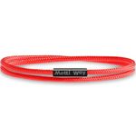 Motti Way Durable Rope Cord Cuff Unisex Waterproof Nautical Red Bracelet with Magnetic Clasp for Men & Women, XS Size