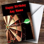 Dartboard Darts Fan Personalised Birthday Card | Birthday Card | Sports, Hobbies & Interests Card