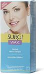 Surgi Wax Facial Wax Strips - Mess-Free Facial Hair Removal for Women, At-Home Waxing Kit, Assorted Sizes