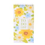 Papboo Easy to Carry To-Do List, Planner, Check list With 80 Printed Sheets Matte Finished Cover (Floral)