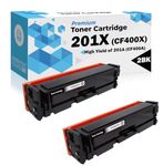 Ultra Toner® Compatible Replacement for HP 201X CF400X Black Toner Cartridge High Yield of HP 201A CF400A Toner Cartridge Color Laserjet Pro M252 M252dw M252n Laserjet Pro MFP M277 M277n M277dw (2BK)