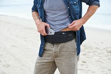 The Belt of Orion Survival Gear Travel Running Belt Waist Fanny Pack Hands Free Way to Carry Sanitizer, Face Mask, Phone, Passport, Keys, ID, Money & Everyday Essentials (Classic 9"x3.5")