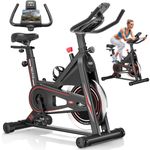 Exercise Bike, DMASUN Classic Brake Pad Pro Stationary Bike for Home with 330 LB Capacity, Workout Bike with Comfortable Seat Cushion, Digital Display