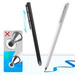 Stylus for Touch Screens (2pcs), Disc Tip Universal Touch Pen for Apple iPad/Pro/Air/Mini/iPhone/Max/Samsung Galaxy Tablet/Amazon Fire HD/Chromebook/Android/HUAWEI/MI, Stylus with Pencil Clip