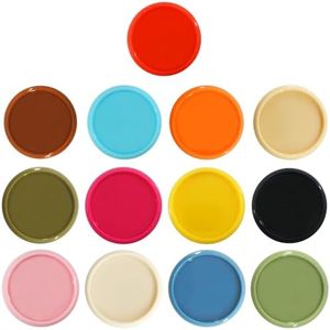 ITSYHPRO 100PCS Planner Discs For Discbound Notebook Accessories 32mm Plastic Arc Expansion Disc Rings For Planners Supplies(Mixed,1.25"(32 mm)