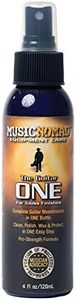 MusicNomad MN103 Guitar ONE All-in-1 Cleaner, Polish, and Wax, 4 oz., White