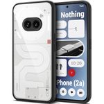 TheGiftKart Ultra-Hybrid Shockproof Back Cover Case for Nothing Phone 2a / 2a Plus 5G | Camera Protection Bump | Hard Back Cover for Nothing Phone 2A (PC & TPU, Crystal Clear Back, Black Sides)