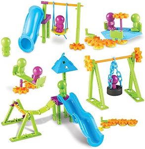 Learning Resources Playground Engineering & Design STEM Set, 104 Pieces, Ages 5+