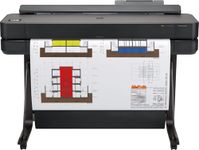 HP DesignJet T650 Large Format Plotter Printer 36in up to A0, Mobile Printing, Wi-Fi, Gigabit Ethernet, Hi-Speed USB 2.0, 2-year warranty (5HB10A)