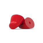 Flare Earshade Replacement Tips - Block Sound – Reusable Memory Foam Replacement Tips for Earshade and Earshade Pro - Red