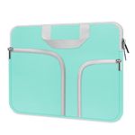 Kitron-Zipper Sleeve Bag Cover Case for ALL Laptop 13" 13 inch Macbook Pro / Macbook Unibody / Macbook Air - Hot Teal