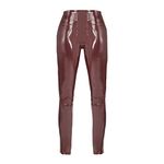 SPANX Women's Faux Patent Leather Leggings, Ruby, M