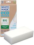 White Magic Medium Eraser Sponge - for Bathroom, Oven, Shower, Glass Dishes, Stove Top Cleaning