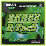 Tibhar Grass D.Tecs Table Tennis Rubber (Black)