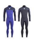 Two Bare Feet Mens Thunderclap 4/3mm Full Length Neoprene Multi-Season Wetsuit – Cold Water Surfing & Diving Suit, Premium Flexibility & Warmth for All Water Sports (Medium, Navy)