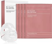 Bio Collagen Face Mask Overnight, Bio Collagen Face Mask, Bio Collagen Mask, Hydrating Overnight Hydrogel Mask, Pore Minimizing, Elasticity (1 count (pack of 1), Unscented)