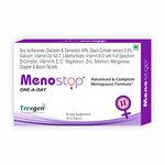 Trexgen MENOSTOP Women's One-a-day Menopause Formula with Standardized Isoflavones Daidzein, Genestein, Black Cohosh, Complete Multivitamins & Minerals (30 Tablets)