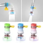 Water Filter Faucet Bathroom Sink - 3Pcs Water Filter for Sink Bathroom Faucet Extender Kitchen Sink Water Filter - 360° Adjustable Shower Head Filter Shower Faucet Handle for Kitchen Accessories