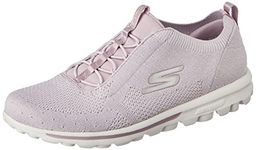 Skechers Womens GO Walk Travel - Radiant Moon Mauve Walking Shoe - 3 UK (124992)