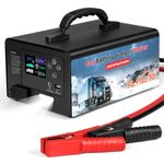 FlyAuto Jump Starter 10000 Peak Amp 12V 24V Dual Mode Portable Battery Jumper Starter for All Vehicles Truck, Emergency Power Heavy Duty Jump Box Car Battery Booster Pack with USB Output LED Light