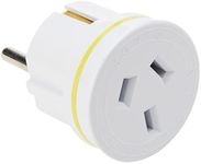 Korjo EU Travel Adaptor, for AU/NZ Appliances, use in Europe (Except UK), Bali and Parts of The Asia, Middle East, & Sth America. Excluding: UK, Italy, Switzerland, Chile, Brazil.