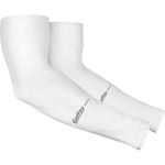 Golfoy Basics High Performance UPF 30+ UV Sun Protection Cooling Arm Sleeves For Men & Women - Suitable for Golfing, Running, Basketball, Football, Biking (Pair) - White