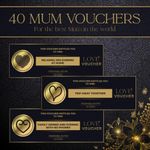 40 Mum Vouchers: Mum Appreciation Gift With 20 Pre-Filled Vouchers and 20 Blanks | Perfect for Mother's Day or Birthday