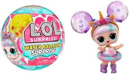 LOL Surprise Water Balloon Surprise Dolls with Collectible Doll, Water Balloon Hair, Glitter Balloons, 4 Ways to Play, Water Play, Reusable Water Balloons, Surprise Doll, Limited Edition Doll 4+