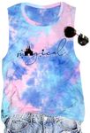 Magic Castle Tank Women Magic Kingdom Graphic Vest Summer Casual Vacation Sleeveless Tanks Tops